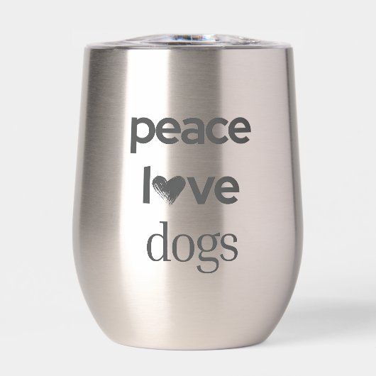 Peace Love Dogs | Motivational Rescue Dog Mom (Voorkant)