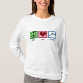 Peace Love Dolphins T-shirt (Voorkant)