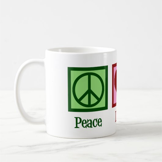 Peace Love Donkeys Koffiemok (Links)