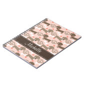 Peace Love Doxies Dachshund Notebook Journal Notitieboek (Linkerzijde)
