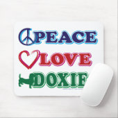 Peace-Love-Doxies- Dachsund Muismat (Met muis)