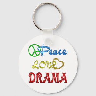 PEACE LOVE DRAMA SLEUTELHANGER