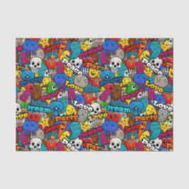 Peace Love Dream Abstracte Art Tissuepapier