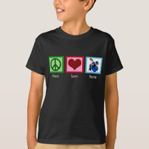 Peace Love Drums Kinder T-shirt