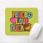 Peace Love Duck Muismat (Met muis)