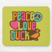 Peace Love Duck Muismat (Voorkant)