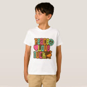 Peace Love Duck T-shirt (Voorkant volledig)