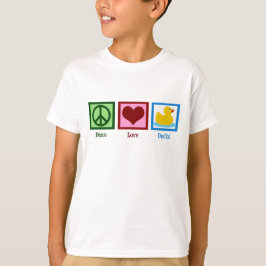 Peace Love Ducks Cute Kinder T-shirt