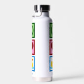 Peace Love Ducks Cute Personated Duck Waterfles (Rechts)