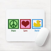 Peace Love Ducks Muismat (Met muis)