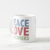 Peace Love Dulciers Koffiemok (Voorkant links)