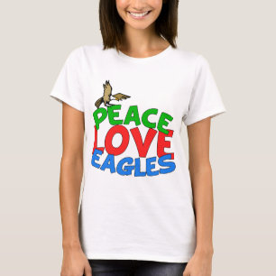 Peace Love Eagles T-shirt