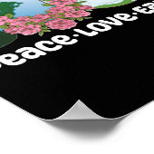 Peace Love Earth Dag 1 Poster (Hoek)