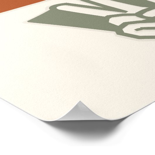 Peace Love Earth Poster Print (Hoek)