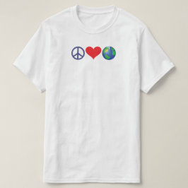 Peace Love Earth T-shirt