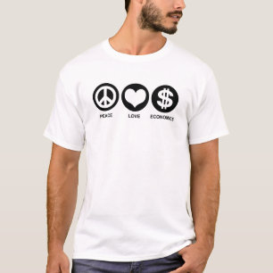 Peace Love Economics T-shirt