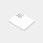 Peace Love Electric Guitars Rainbow Post-it® Notes (Schuin)