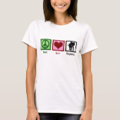 Peace Love Elephants T-shirt (Voorkant)