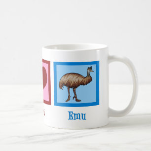 Peace Love Emu Koffiemok