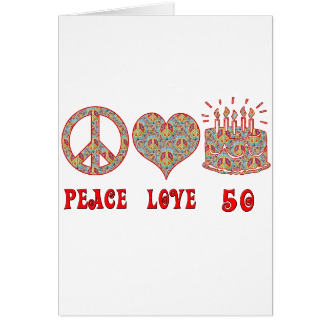Peace Love en 50 (Voorkant)