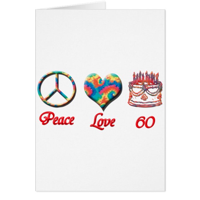 Peace Love en 60 (Voorkant)