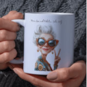 Peace Love en Fabulous Vibes Only Coffee Mok