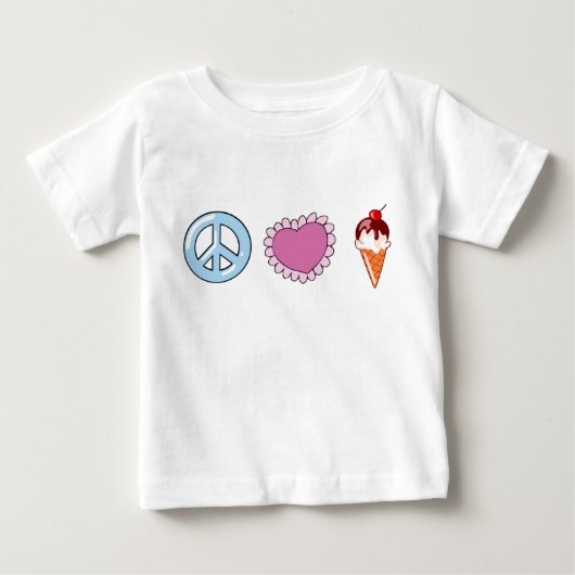 Peace Love en Ice Cream (Voorkant)