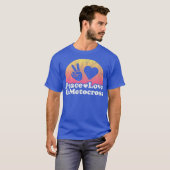 Peace Love en Motocross T-shirt (Voorkant volledig)