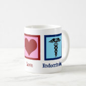 Peace Love Endocrinology Koffiemok (Voorkant rechts)