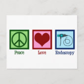 Peace Love Endoscopy Briefkaart (Voorkant)