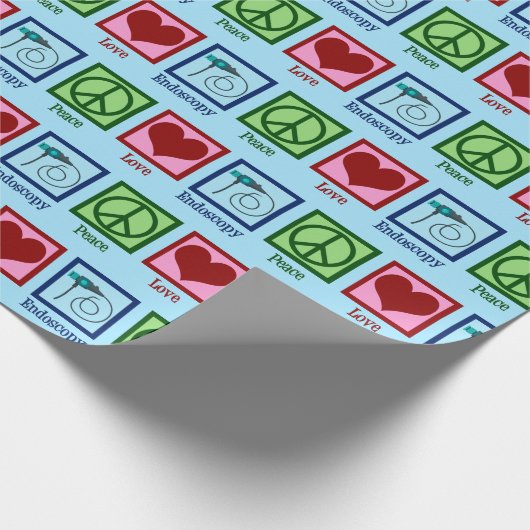 Peace Love Endoscopy Cadeaupapier (Hoek)