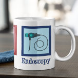 Peace Love Endoscopy Koffiemok<br><div class="desc">Peace Love Endoscopy. Een schattig geschenk met een vredesteken, hart en endoscoop die gebruikt worden in medische procedures om een patiënt te bereiken.</div>