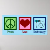 Peace Love Endoscopy Poster (Voorkant)