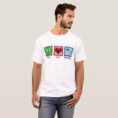 Peace Love Endoscopy-technicus T-shirt (Voorkant volledig)