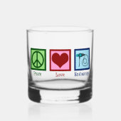 Peace Love Endoscopy Whisky Glas (Voorkant)