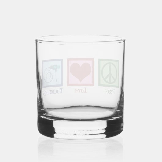 Peace Love Endoscopy Whisky Glas (Achterkant)