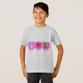 Peace Love Ethiopia T-shirt (Voorkant volledig)