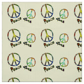 Peace & Love Fabric Stof (Swatch)