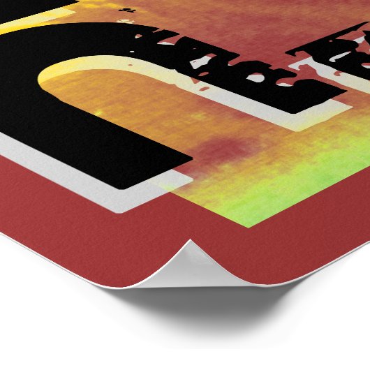 PEACE LOVE FAITH POSTER (Hoek)