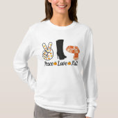 Peace Love Fall Long-Sleeve T-Shirt (Voorkant)