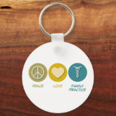Peace Love Family Practice Sleutelhanger (Voorkant)