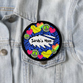 Peace Love Fastpitch Flair-Buttonnen Ronde Button 4,0 Cm (In situ)