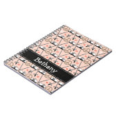 Peace Love Fence Fencing Spiral notebook Journal Notitieboek (Linkerzijde)
