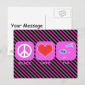 Peace Love Fiji Briefkaart (Voorkant / Achterkant)