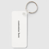 Peace Love Film Company Custom Clapper Board Sleutelhanger (Achterkant)