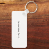 Peace Love Film Company Custom Clapper Board Sleutelhanger (Achterkant)