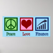 Peace Love Finance Poster (Voorkant)