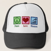 Peace Love Finance Trucker Pet (Voorkant)