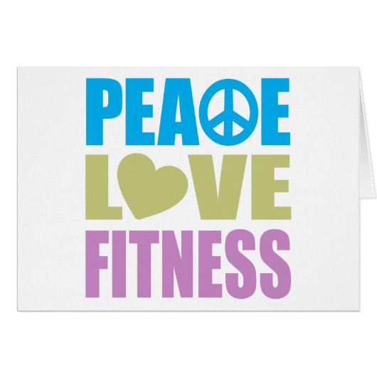 Peace Love Fitness (Voorkant Horizontaal)