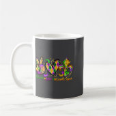 Peace Love Fleur De Lis Mardi Gras 2026 Carnival N Koffiemok (Links)